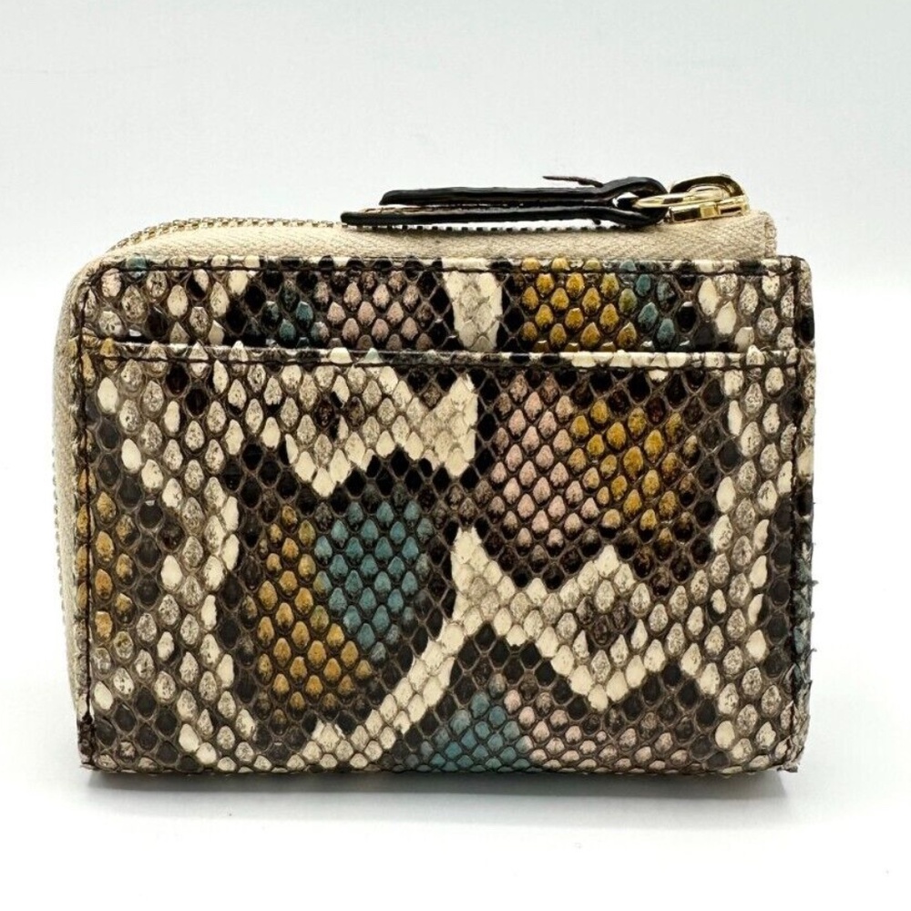 Gucci Gg Marmont Exotic Multicolor Python Compact… - image 2